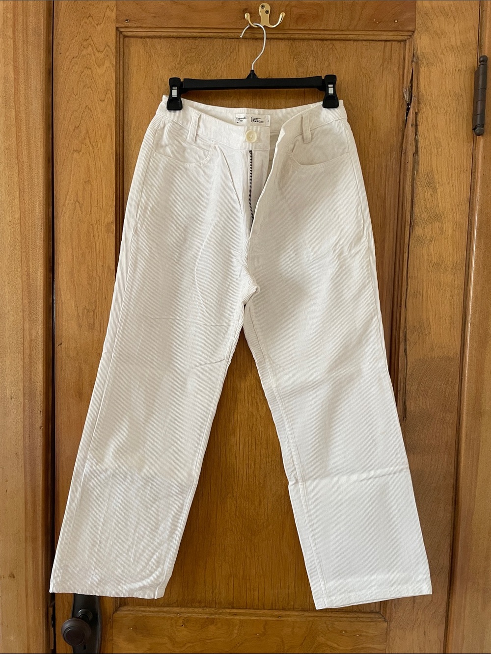 Entireworld White Straight Leg Pants